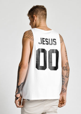 Eleven Paris x Les Artists Hesus Deb Tank White