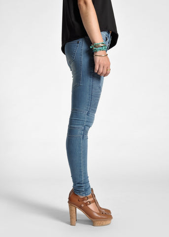 Represent Spirit Biker Jeans Blue Stone Wash